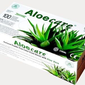 LATEKS RUKAVICE BEZ PUDERA SA ALOE VERA GELOM